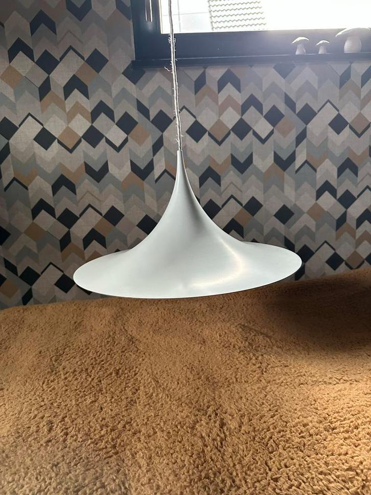 Vintage Fog & Mørup Witch Hat Plafondlamp, Huis en Inrichting, Lampen | Hanglampen, Gebruikt, Minder dan 50 cm, Metaal, Ophalen of Verzenden