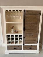 Pronto Veresa Wijnkast - 130x160x45cm, Ophalen, 100 tot 150 cm, Zo goed als nieuw, Met lade(s)