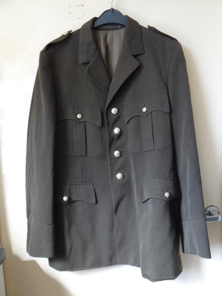 Donkergroene LEGER jas (orgineel), Verzamelen, Militaria | Algemeen, Landmacht, Kleding of Schoenen, Nederland, Ophalen