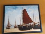 mooi olieverfschilderij naar h.w.mesdag , bomschuit sophie, Antiek en Kunst, Ophalen