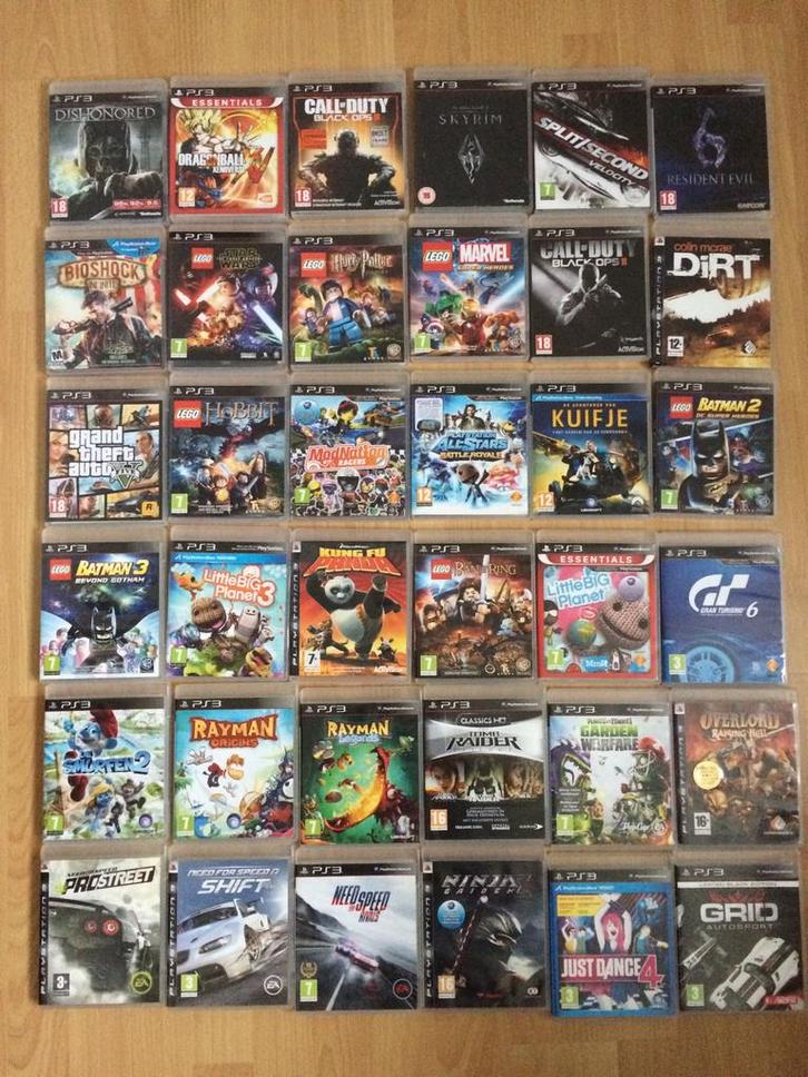 250 ps3 spellen Sonic, Sims ,Gta V, Minecraft, UFC , F1, Spelcomputers en Games, Games | Sony PlayStation 3, Zo goed als nieuw
