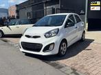 Kia Picanto 1.0 CVVT ISG Airco/Nap/OrgiNL/APK NIEUW, Voorwielaandrijving, Stof, Gebruikt, Zwart
