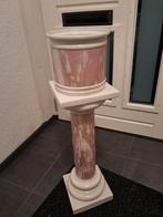 Italiaanse porceleine zuil met vaas, Huis en Inrichting, Woonaccessoires | Zuilen en Pilaren, Ophalen