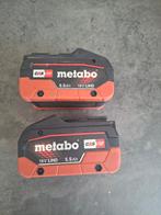 Metabo 18V 5.5Ah accu's incl lader, Ophalen, Nieuw