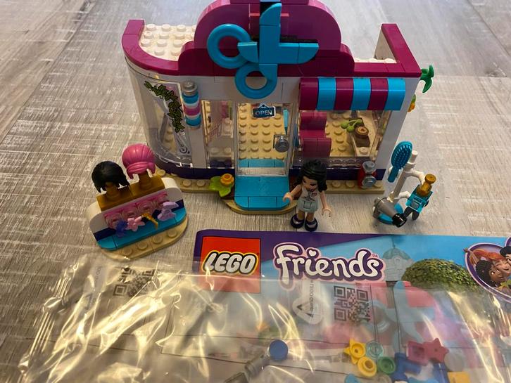 Lego Friends Kapsalon - Complete Set, Kinderen en Baby's, Speelgoed | Duplo en Lego, Zo goed als nieuw, Lego, Complete set, Ophalen of Verzenden
