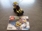 2x lego 7042 world city dune patrol, Ophalen of Verzenden, Gebruikt, Complete set, Lego