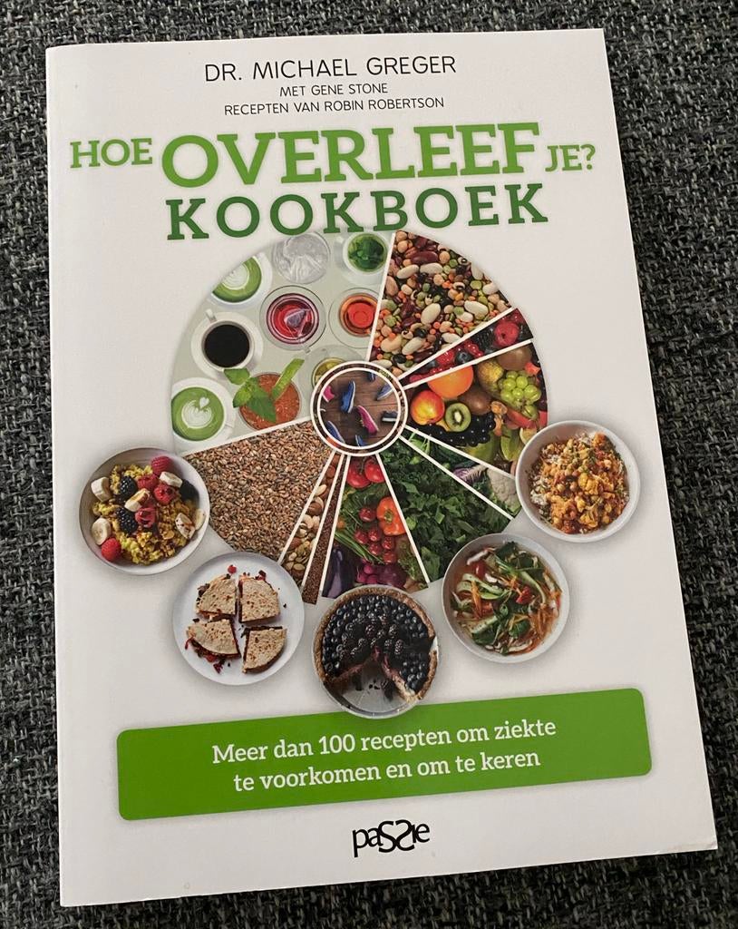 Nieuw: Hoe Overleef Je? Kookboek - Michael Greger, Boeken, Voorgerechten en Soepen, Nieuw, Ophalen of Verzenden, Gezond koken