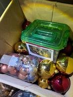 Diverse kerstballen met bewaarbak, Diversen, Kerst, Ophalen, Zo goed als nieuw
