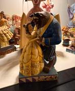 Disney Traditions Beeld Belle en het Beest, Ophalen of Verzenden, Assepoester of Belle, Zo goed als nieuw, Beeldje of Figuurtje