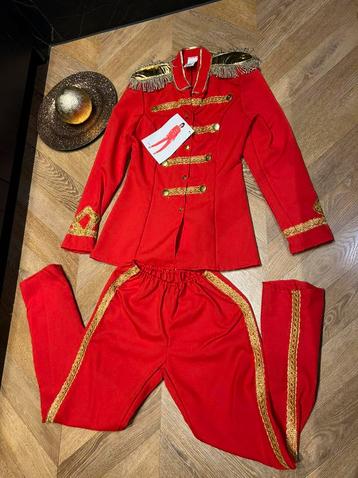 Circus set rood goud maat s halloween verkleedkleding mieuw beschikbaar voor biedingen