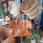 Vintage tas schoudertas, 40 tot 60 cm, Blauw, Minder dan 35 cm, Zo goed als nieuw