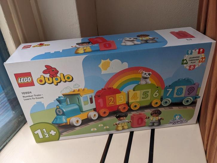 Duplo Getallentrein 10954 - Zo goed als nieuw!, Kinderen en Baby's, Speelgoed | Duplo en Lego, Duplo, Ophalen of Verzenden