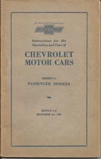 Chevrolet 1932 CA series manual, Ophalen of Verzenden