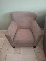 Bruine loungestoel, Huis en Inrichting, Banken | Sofa's en Chaises Longues, Ophalen, Eenpersoons, 75 tot 100 cm, Zo goed als nieuw
