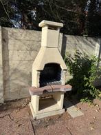 Stenen BBQ (voorplaat gebroken), Tuin en Terras, Houtskoolbarbecues, Ophalen, Gebruikt, Onbekend