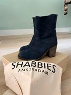 Shabbies Amsterdam Enkellaarsjes - Maat 37, Blauw, Lage of Enkellaarzen, Ophalen of Verzenden, Zo goed als nieuw