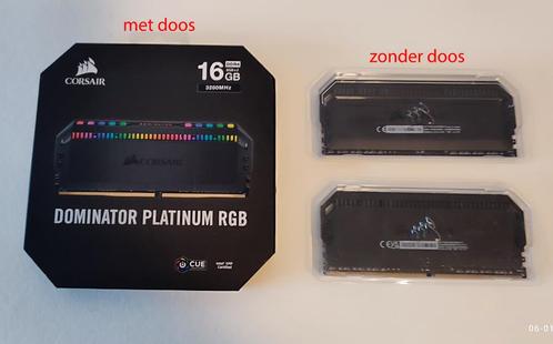 Corsair Dominator platinum RGB, Computers en Software, RAM geheugen, Zo goed als nieuw, Desktop, 32 GB, DDR4, Ophalen of Verzenden