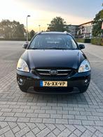 Kia Carens 2.0 Cvvt 7-ZIT 2007 Zwart, Auto's, Kia, Voorwielaandrijving, 1998 cc, 74 €/maand, 4 cilinders