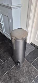 Brabantia Afvalemmer 20 Liter - RVS, Ophalen, Gebruikt, Met pedaal, Rvs