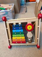 Houten Speelgoed Driehoek Leer & Speelset, Ophalen, Zo goed als nieuw, Overige typen