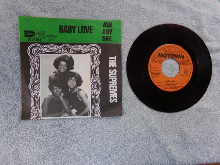 The Supremes - baby love  ( sixties ), Cd's en Dvd's, Vinyl Singles, Gebruikt, Single, R&B en Soul, 7 inch, Verzenden