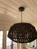 Zwarte Gevlochten Hanglamp sfeervolle verlichting, Ophalen, Zo goed als nieuw, Overige materialen, Minder dan 50 cm