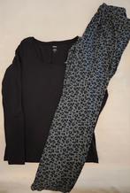 Dames pyjama kleur zwart groen,maat m, merk hema, Hema, Ophalen of Verzenden, Zo goed als nieuw, Maat 38/40 (M)