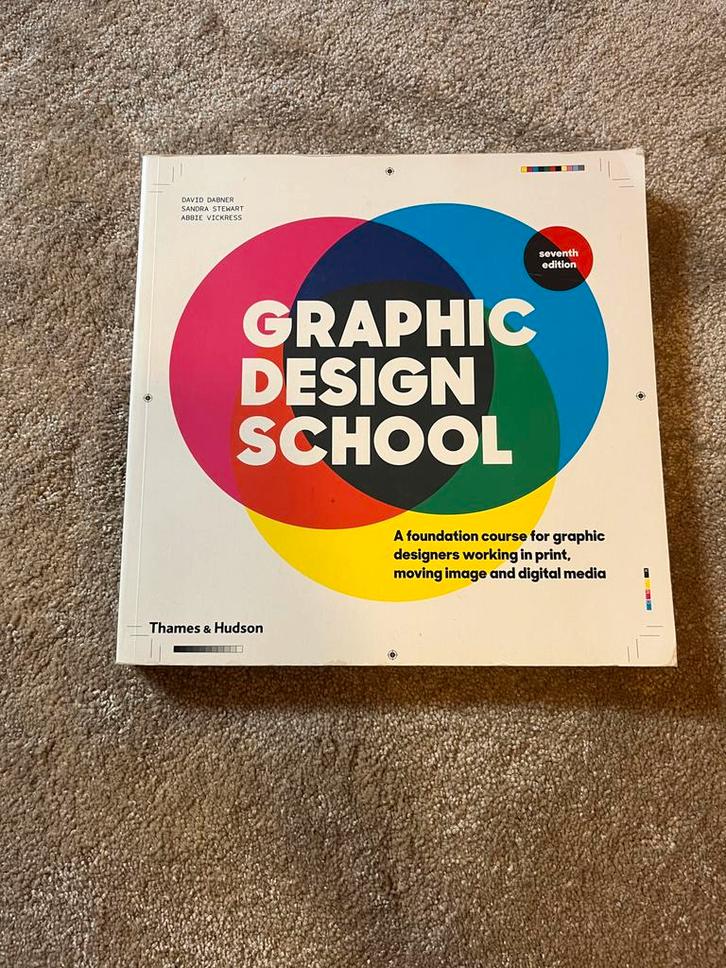 Graphic Design School - 7e Editie, Boeken, Kunst en Cultuur | Fotografie en Design, Zo goed als nieuw, Overige onderwerpen, Ophalen of Verzenden