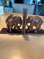 Vintage boekensteunen olifant, Antiek en Kunst, Kunst | Beelden en Houtsnijwerken, Ophalen of Verzenden
