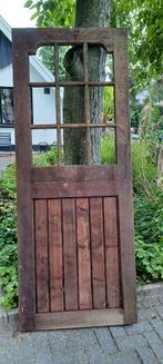 Merbau hardhouten deur 830x211,5cm, Ophalen, Gebruikt, 80 tot 100 cm, Buitendeur
