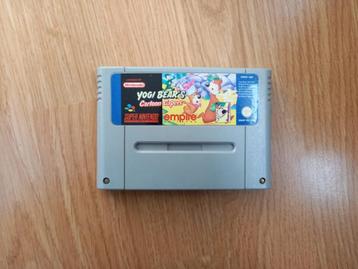 Yogi Bear voor de Super Nintendo (SNES) beschikbaar voor biedingen