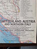 Vier Landkaarten National Georgraphic, Ophalen of Verzenden, 1800 tot 2000, Wereld, Landkaart