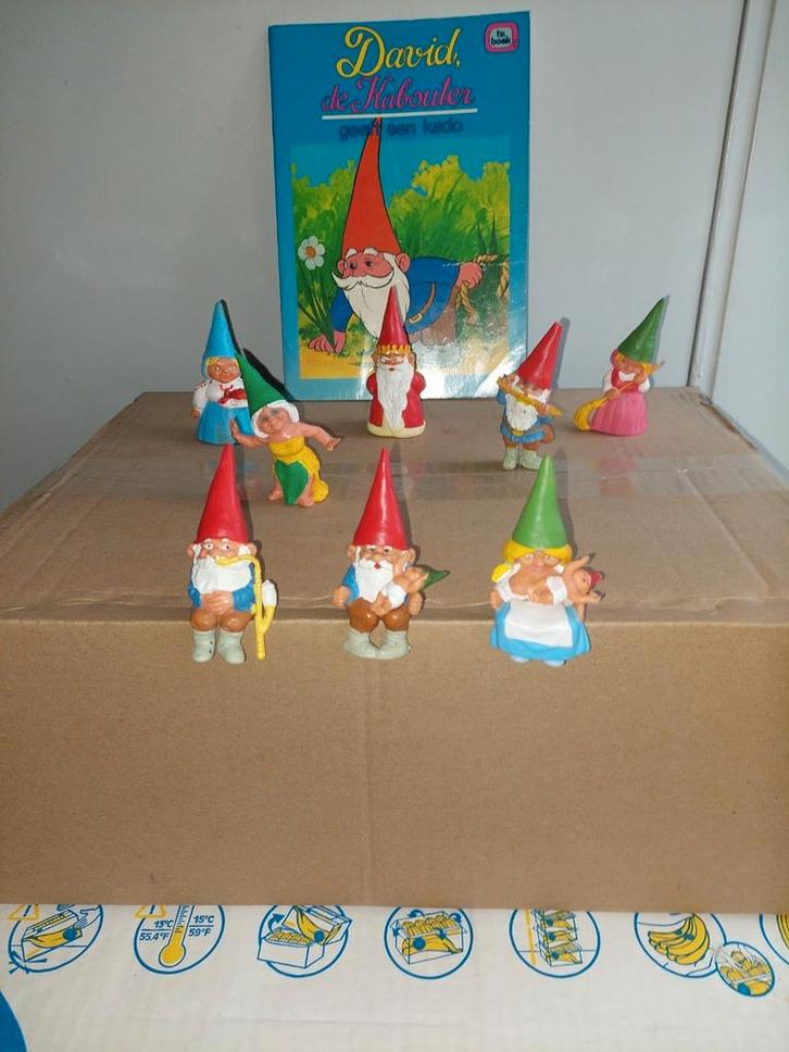 10 David en Lisa de Kabouter figuurtjes, Rien Poortvliet, Verzamelen, Poppetjes en Figuurtjes, Zo goed als nieuw, Ophalen of Verzenden