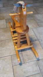 Houten hobbelpaard, Ophalen, Gebruikt