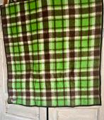 Vintage Didas deken 198x148 groen/bruin, Ophalen of Verzenden, Gebruikt