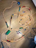 Houten treinbaan, Kinderen en Baby's, Speelgoed | Houten speelgoed, Ophalen of Verzenden, Gebruikt