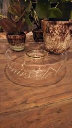 Riviera Maison “ Louvenirs De La Fête “ glazen schaal, Ophalen of Verzenden, Glas, Overige stijlen, Schaal of Schalen