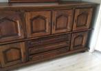 Donker eiken wandmeubel, Huis en Inrichting, Kasten | Dressoirs, Ophalen, Gebruikt, 25 tot 50 cm