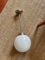Set van 2 vintage art deco bollampen, Huis en Inrichting, Ophalen, Gebruikt, 50 tot 75 cm, Glas