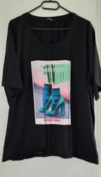 Zgan mooi zwart shirt met print maat XXL, Kleding | Dames, Grote Maten, Zwart, Zo goed als nieuw, M&S, Shirt of Top
