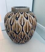 Prachtige grote vaas zgan, Ophalen of Verzenden, Zo goed als nieuw, Glas, Minder dan 50 cm