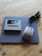 Mario Paint + Mouse + Mouse mat SNES, Spelcomputers en Games, Games | Nintendo Super NES, ., 1 speler, Ophalen of Verzenden, Zo goed als nieuw