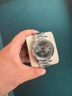Datejust 41mm Wimbeldon Oyster band, Sieraden, Tassen en Uiterlijk, Horloges | Heren, Ophalen, Zo goed als nieuw, Staal, Rolex