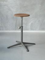 Ahrend tekentafelkruk Friso Kramer vintage kruk industrieel, Huis en Inrichting, Gebruikt, NL, In hoogte verstelbaar, Ahrend
