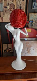 leuke en bijzondere tafellamp, Ophalen, Gebruikt, Overige materialen, Minder dan 50 cm