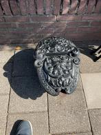 Antiek kolen/ hout haard bak, Ophalen, Gebruikt, Metaal, Abstract beeld