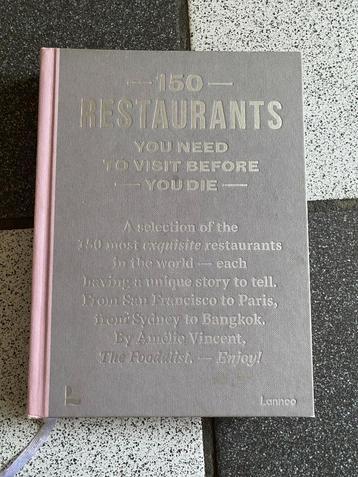 ***150 restaurants you need to visit - before you die*** beschikbaar voor biedingen