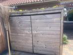 Houten schuurtje, Tuin en Terras, Tuinhuizen, Schuur, Met overkapping, Hout, Ophalen