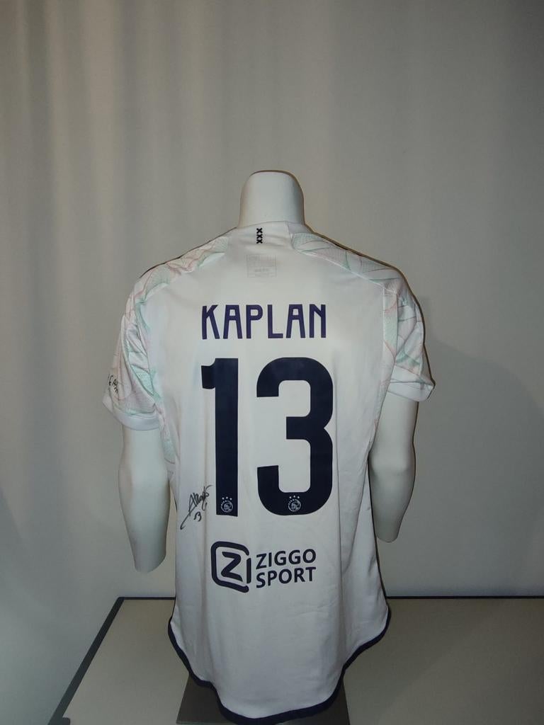 Ahmetcan Kaplan gesigneerd Ajax shirt met coa, Verzamelen, Ophalen of Verzenden, Nieuw, Ajax, Shirt