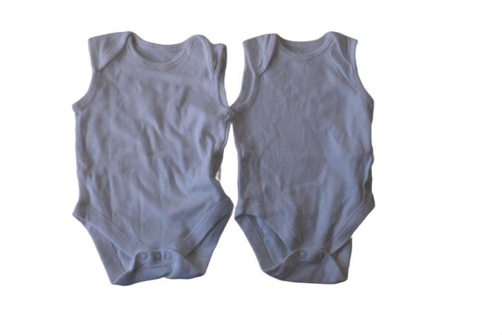 Witte rompers, merk Primark Cares, maat 62 & 68, Kinderen en Baby's, Babykleding | Maat 62, Zo goed als nieuw, Jongetje of Meisje